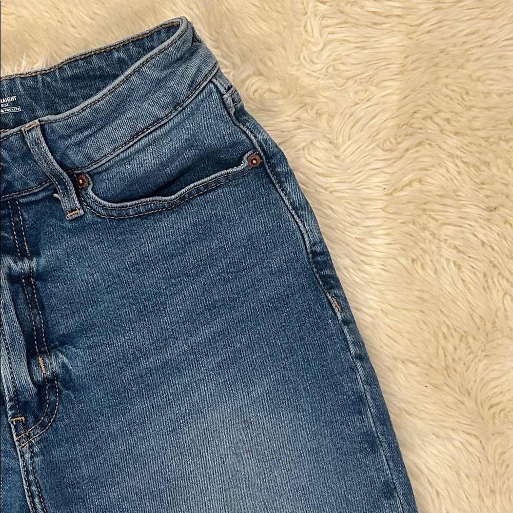 Old Navy OG Straight High Rise Jeans Size 8 - Picture 4 of 11